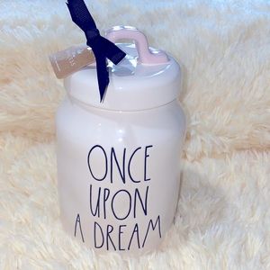 New Authentic Rae Dunn “Once Upon A Dream” Canister (Pink)